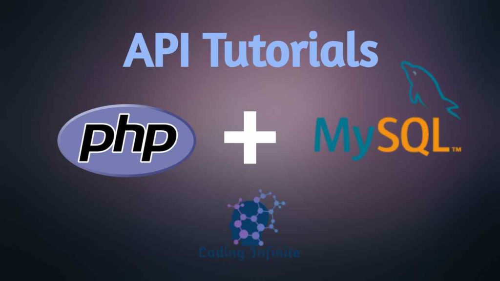 php mysql api tutorials