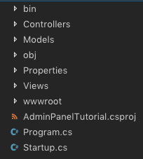 Asp.net core folders structure