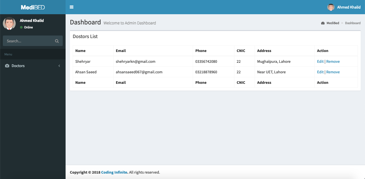 mysql with php example