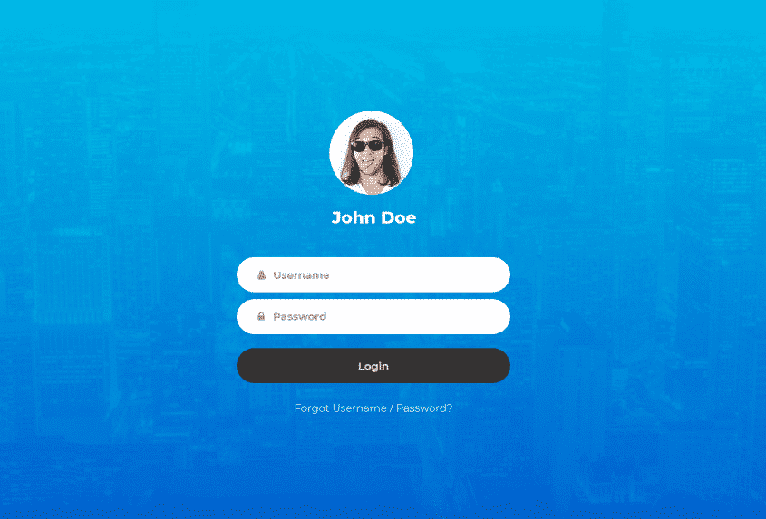 django-login-page-template