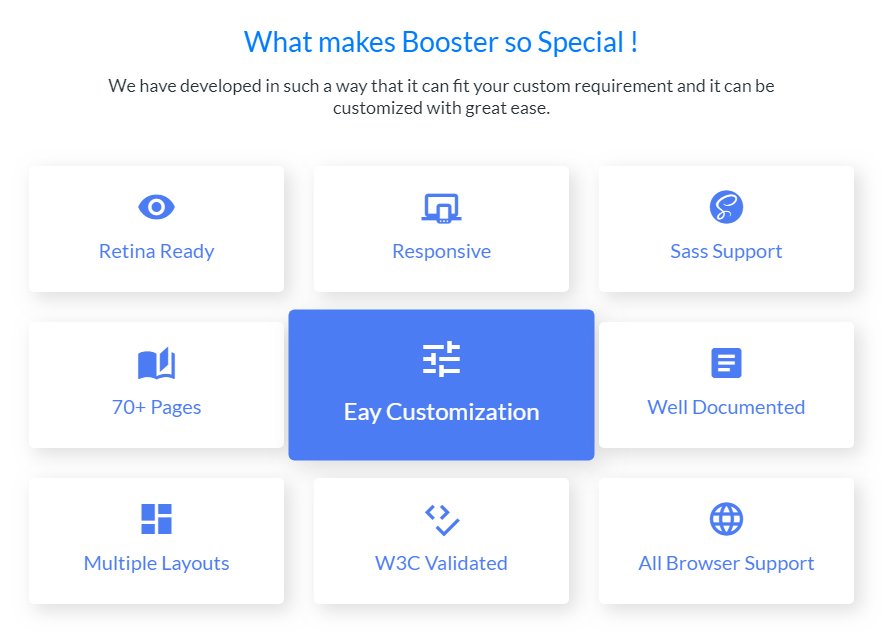 Booster-features