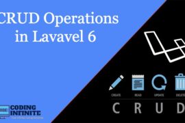 laravel 6 crud app