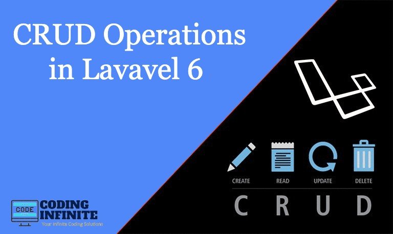 laravel 6 crud app