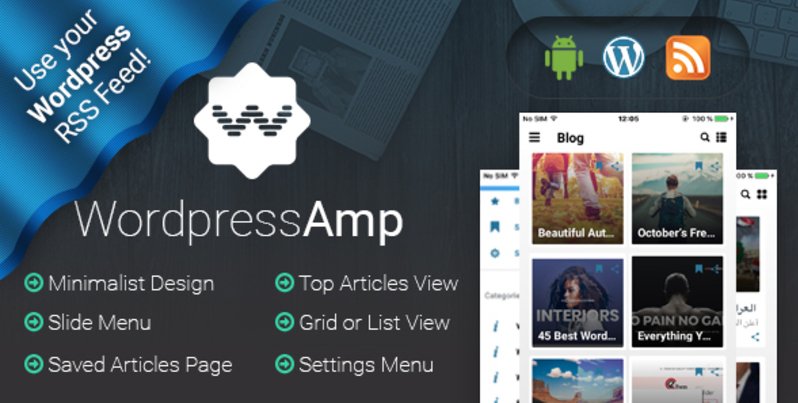 WORDPRESSAMP - ANDROID NEWS APP TEMPLATE