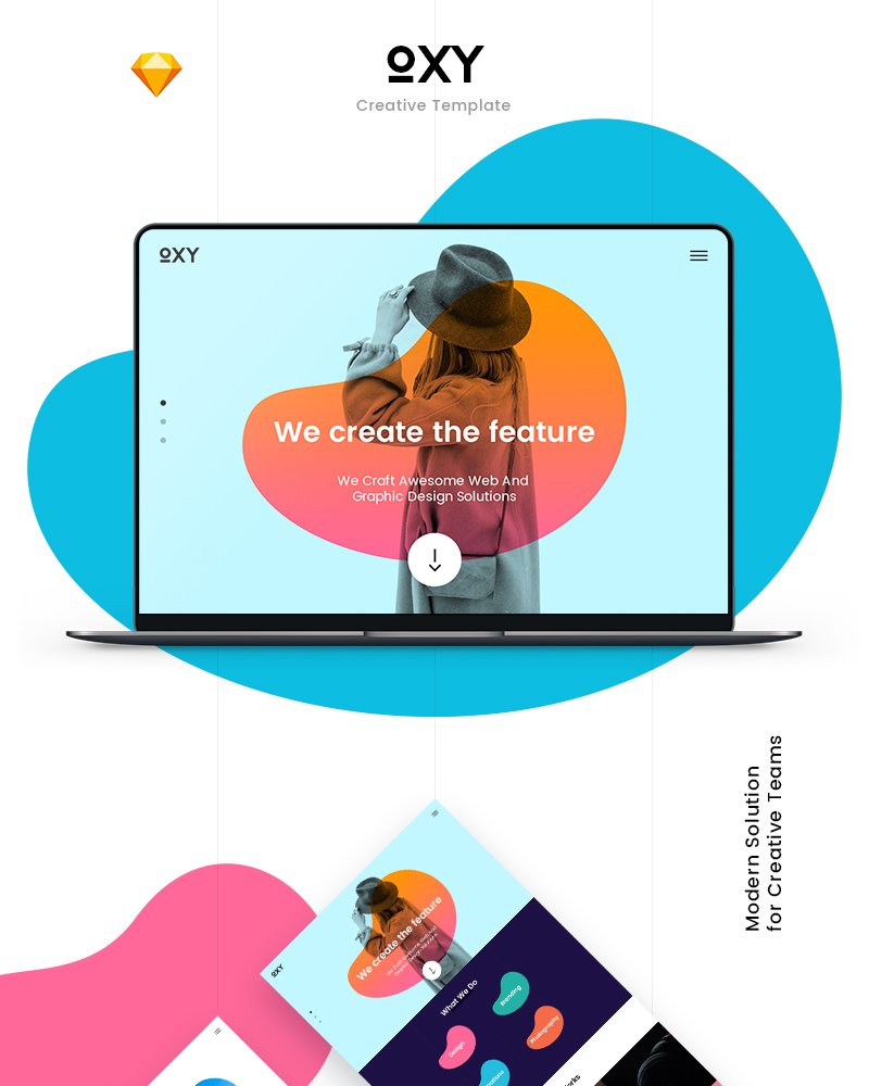 Oxy Creative Sketch Template