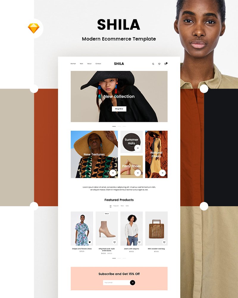 Shila Ecommerce Sketch Template