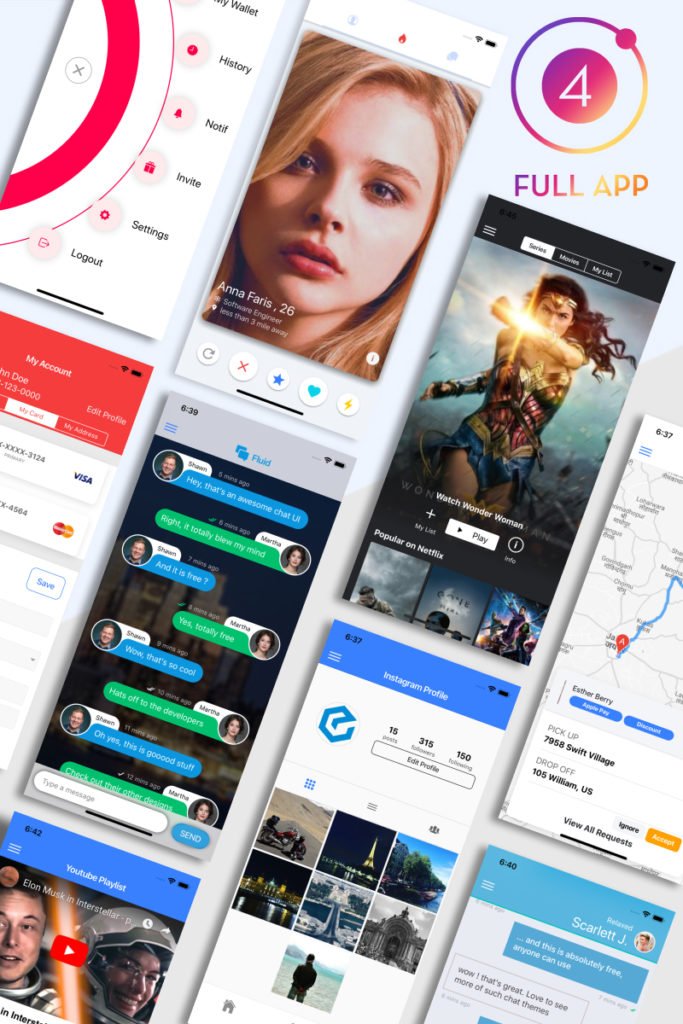 IONIC 4 FULL APP TEMPLATE