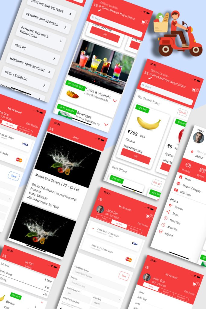 IONIC 4 GROCERY SHOPPING APP TEMPLATE